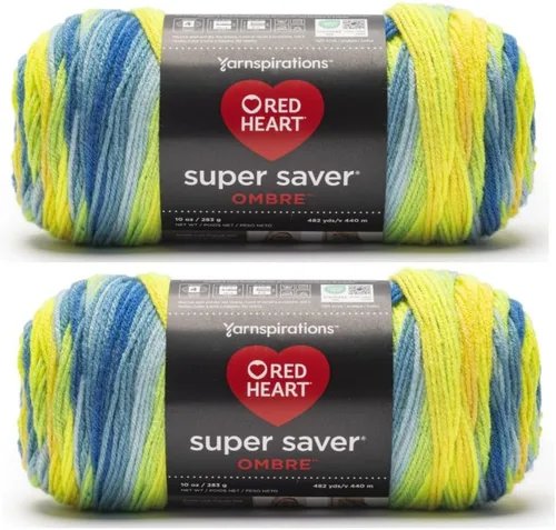 Vista 48 de Red Heart Hilo Super Saver, paquete de 3, camuflaje, 3