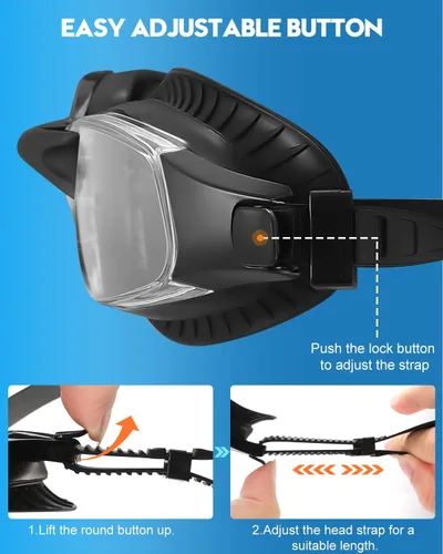 Vista 7 de Aegend Gafas de natación con tecnología antivaho mejorada, sin fugas, silicona suave para adultos, mujeres, hombres y jóvenes