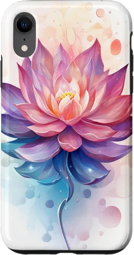Vista 25 de Funda con ilustración de flor de loto para iPhone 17