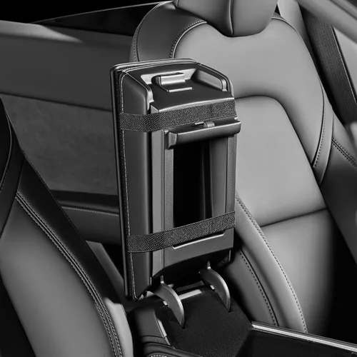 Vista 5 de HighnessHwoo Fundas para Apoyabrazos de Coche, Cubierta para Consola Central del Vehículo, Almohadillas Organizadoras de Almacenamiento Central