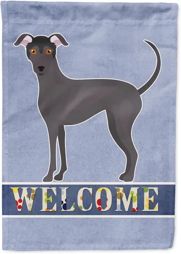 Vista 46 de Caroline's Treasures CK3645GF Bandera de bienvenida de bulldog inglés para jardín, bandera decorativa para patio exterior, obras de arte de patio