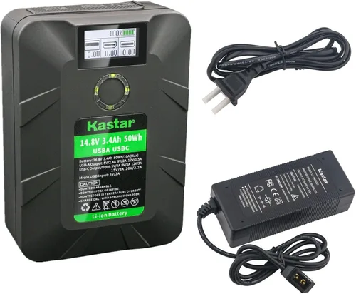 Vista 5 de Kastar Cargador D-Tap compatible con DSR-570WSP DSR-570WSPL/2 DSR-600PL DSR-650WSPL DSR-70 DSR-70A DSR-70AP (Recodificador de edición portátil)