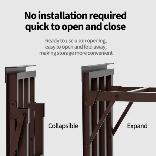 Vista 2 de Soporte de metal para plantas, soporte de aluminio inoxidable para macetas para uso en interiores y exteriores, altura ajustable, espacioso
