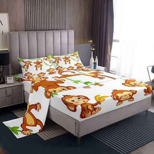 Vista 47 de Feelyou Juego de ropa de cama con alfabeto 3D, juego de sábanas coloridas del alfabeto inglés para niños y adultos, sábanas de dibujos animados