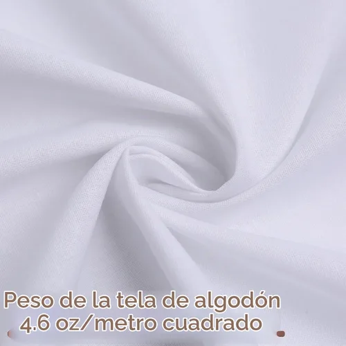 Vista 3 de The Yard - Tela de muselina 100 % algodón, 60 pulgadas x 1 yarda, tela de lino de muselina blanqueada, telas drapeadas adecuadas para coser
