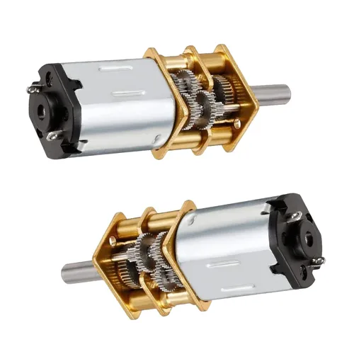 Vista 5 de N20 DC3V Mini Motor de engranajes metálicos 15RPM Reducción de velocidad Micro Motor de engranaje de metal Micro Motor 2PCS