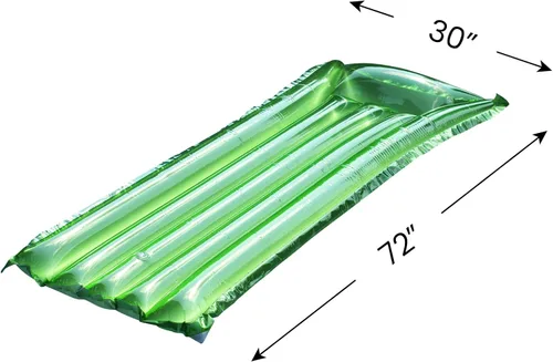 Vista 5 de Flotador De Piscina Reflectante Inflable De Sol Tanner - 72" - Verde