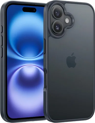 Vista 240 de FNTCASE - Funda para iPhone 16 Pro: magnética, mate, translúcida, de grado militar, protectora contra caídas, resistente, fina, duradera y a prueba