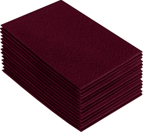 Vista 163 de FabricLA Hojas de fieltro acrílico para manualidades, cuadrados de fieltro precortados suaves de 4 x 4 pulgadas (3.9 in x 3.9 in), utiliza hojas