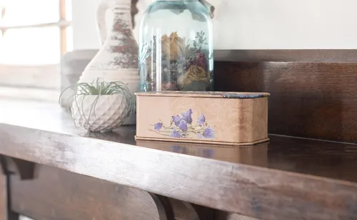 Vista 6 de Cottage Garden Sister You are Loved - Caja musical con purpurina de mariposa y pájaro, toca sintonía y ilumina mi vida