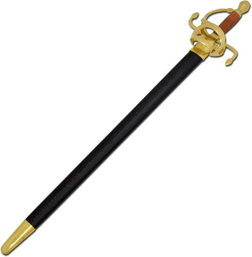Vista 7 de Medieval Warrior Funda de cuero negra hecha a mano con espiga completa de espiga