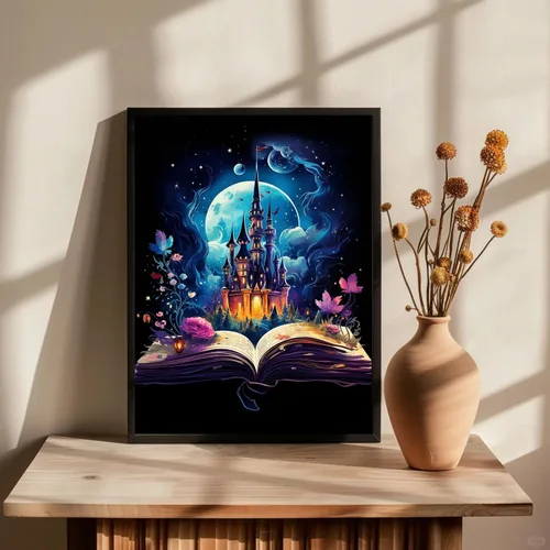 Vista 3 de PSCH Kit de pintura por números para adultos, kits de pintura por números, pintura al óleo acrílica por números para regalo, decoración de pared