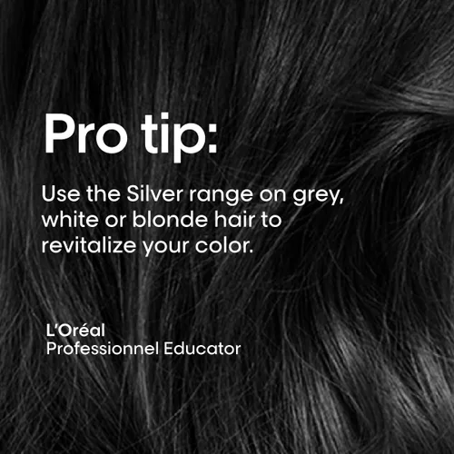 Vista 5 de L'Oréal Professionnel Paris Champú morado que deposita el color - Neutraliza los tonos amarillos no deseados para cabello natural, teñido