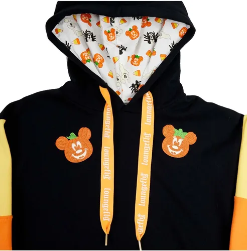 Vista 6 de Loungefly Disney Minnie Halloween Sudadera con capucha para adultos