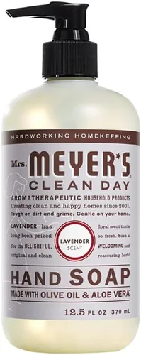 Vista 2 de MRS. MEYER'S CLEAN DAY Jabón líquido de manos variedad de temporada, 1 especia de bellota, 1 madre, 1 sidra de manzana, 1 verbena de limón, 1
