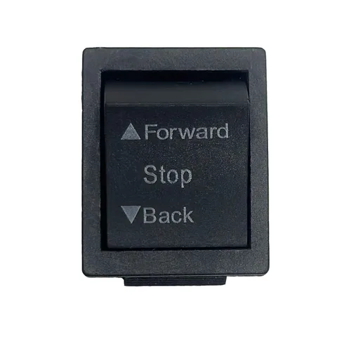Vista 5 de 2 piezas 6V 12V 24V interruptor de avance y retroceso para rueda eléctrica, piezas de repuesto, interruptor de botón de avance, parada y retroceso
