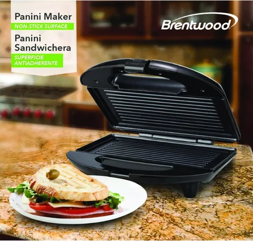 Vista 10 de Brentwood RA25985 Electrodomésticos TS-246 Panini Maker, Negro