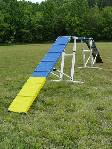 Vista 2 de Paseo del perro de la agilidad de 6' del perro, aluminio con la superficie de goma
