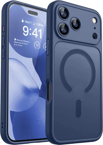 Vista 18 de CANSHN Funda magnética compatible con iPhone Air (6.5 pulgadas), mejorada [protección completa de la cámara] [compatible con Magsafe]
