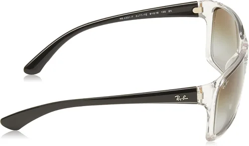 Vista 3 de Ray-Ban RB4331f - Gafas de sol cuadradas de corte bajo para hombre