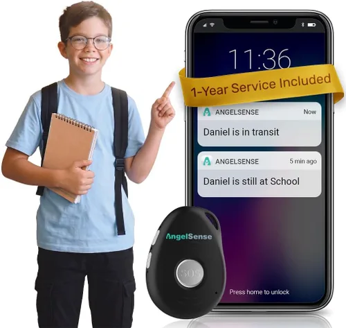 Vista 5 de AngelSense Reloj GPS para adolescentes y ancianos - autismo, necesidades Ver suscripción mensual requerida