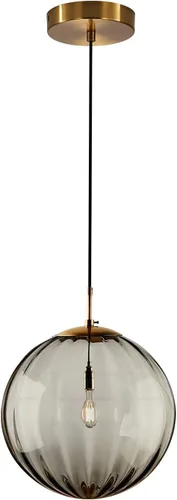 Vista 16 de KCO Iluminación Moderna de Mediados de Siglo Lámpara Colgante de Globo de 3 Luces Lámpara Colgante de Latón Dorado Lámpara Colgante de Luz Múltiple