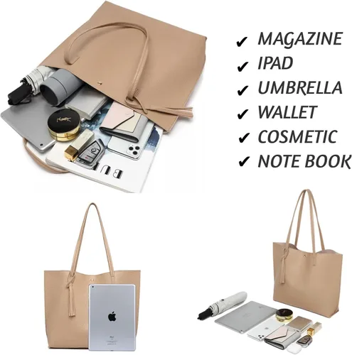 Vista 5 de Lieseh Bolso de mano bohemio para mujer para hombro y mano con bolsillo