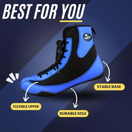 Vista 4 de Rightpunch - Zapatos de boxeo profesionales para hombres y mujeres