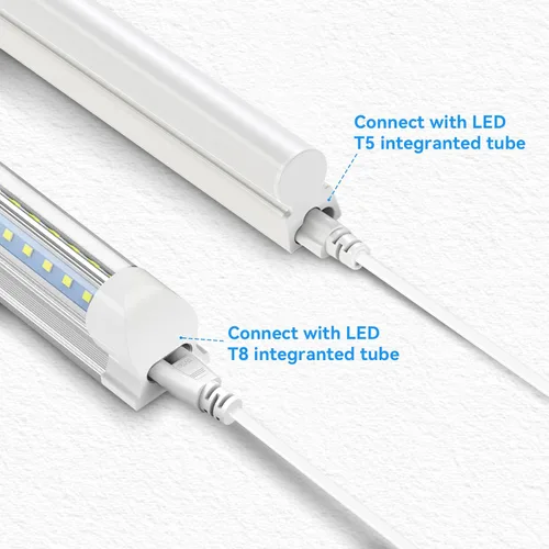 Vista 31 de Paquete de 4 cables de conexión hembra a hembra de 2 pies para luz LED T5 2FT hembra a hembra