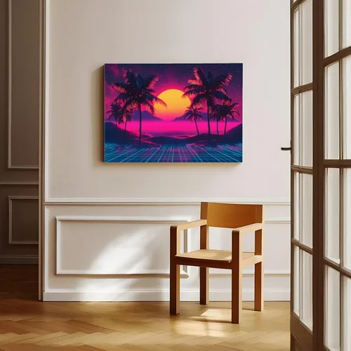 Vista 8 de ZMLIS Synthwave Subculture Wall Art – 80s Inspired Neon Retro Print – Aesthetic Alternative Poster for Modern Home Decor Poster for Room Aesthetics