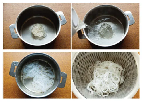 Vista 3 de IPPINKA Fideos secos Konjac Shirataki, 8.81 onzas, sin pesticidas