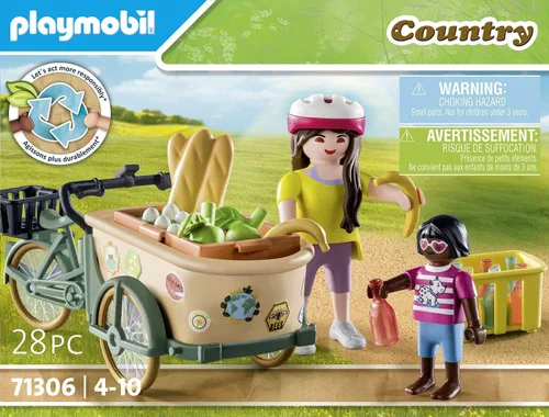 Vista 4 de Playmobil Bicicleta de carga para granjeros