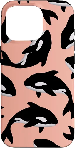 Vista 20 de Orca Whale Ocean Pattern - Carcasa para iPhone 17