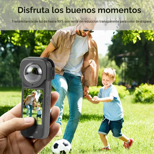 Vista 7 de PULUZ Cubierta protectora de lente para Insta360 X4, protector de lente