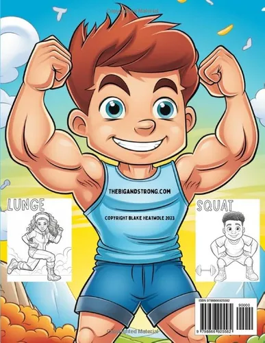 Vista 2 de Big and Strong Coloring Book for Kids Vol 1