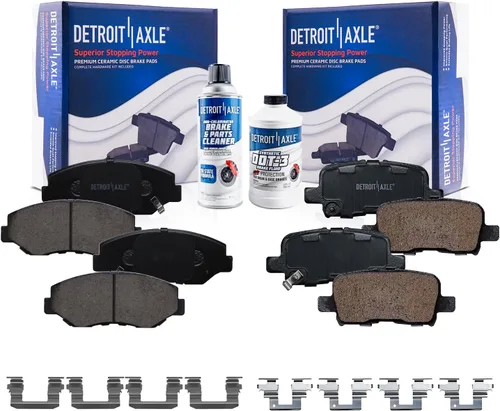 Vista 94 de Detroit Axle - Pastillas de freno para Avalanche Express Suburban Savana Yukon XL 1500 Chevy Tahoe GMC Cadillac Escalade, Pastillas de freno