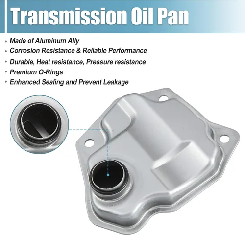 Vista 4 de X AUTOHAUX Filtro de transmisión cárter de aceite para Nissan NV200 2.0L CVT S 2013 2014 para Nissan NV200 2.0L CVT SV 2013 2014 31728-1XF02