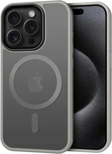 Vista 26 de CACOE Funda magnética para iPhone 12 y iPhone 12 Pro de 6.1 pulgadas - Compatible con MagSafe y soporte magnético para teléfono en el automóvil,
