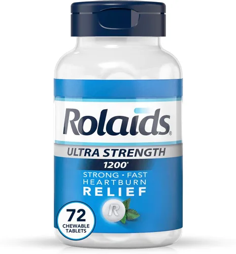 Vista 12 de Rolaids Tabletas masticables antiácidos ultra fuertes, frutas surtidas, 72