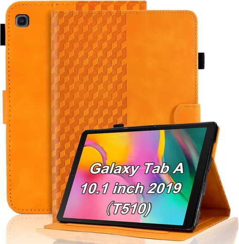 Vista 72 de Funda para Samsung Galaxy Tab S6 Lite 2024/2022/2020 de 10.4 pulgadas SM-P620/P625/P610/P613/P615/P619 de piel sintética, funda magnética con Negro