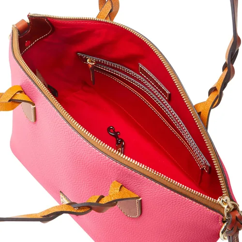 Vista 3 de Dooney & Bourke Pebble Grain Celeste - Bolso, Rosa encendido
