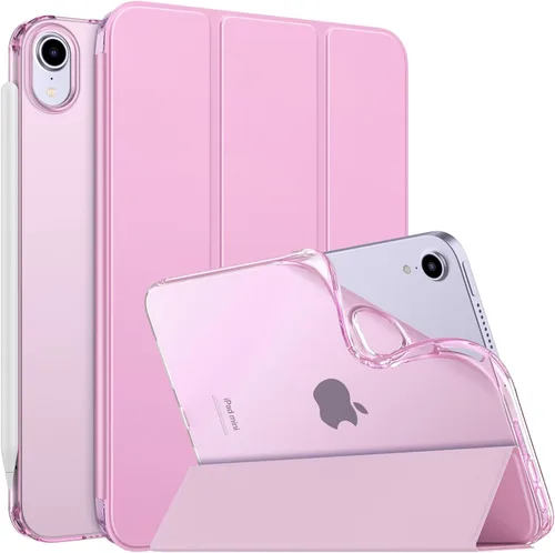 Vista 38 de MoKo Funda para el nuevo iPad mini 7 (A17 Pro) 2024, Funda para iPad mini de 6ª generación 2021 (21,08 cm), Funda para iPad mini 6, Funda trasera
