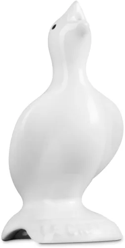 Vista 10 de Le Creuset chimenea de cerámica con forma de ave para pastel, Cereza Cerise