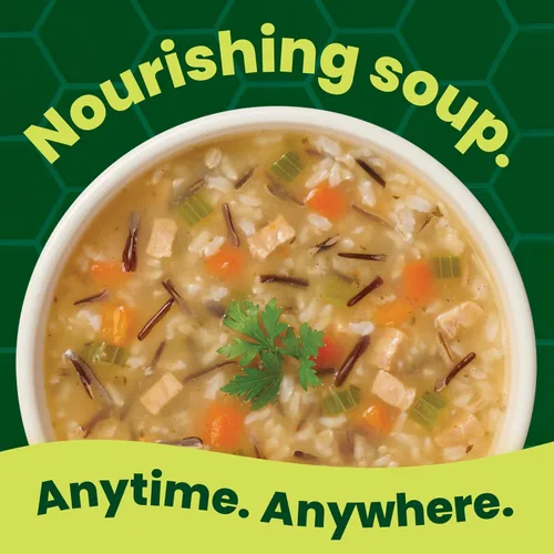 Vista 4 de Pacific Foods Sopa orgánica de pollo y arroz silvestre, lata de 16.3 oz