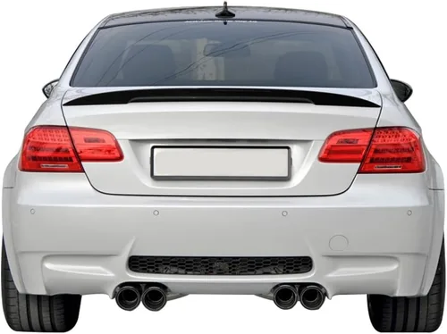 Vista 3 de Spoiler de cajuela de alta patada compatible con 07-13 BMW E92 2Dr Coupé de fabricante de equipo original, #381 Lemans Azul Metálico