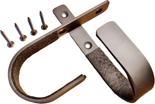 Vista 4 de Percheros para armas de montaje en pared, ganchos de acero y metal, para almacenamiento de armas de fuego, palanca de escopeta, cargador