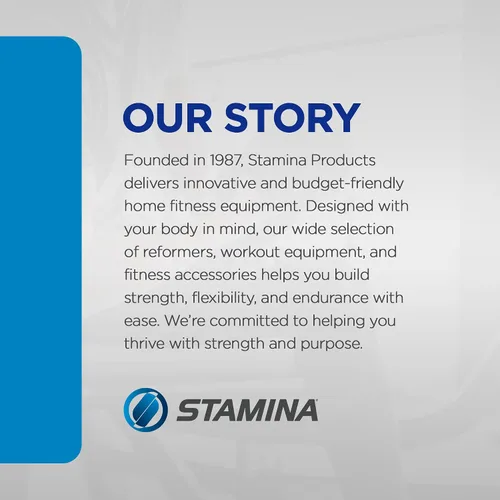Vista 6 de Stamina Productos Cardio Climber Máquina de ejercicios de fitness para entrenamiento en casa con entrenamiento inteligente, monitor LCD y ruedas