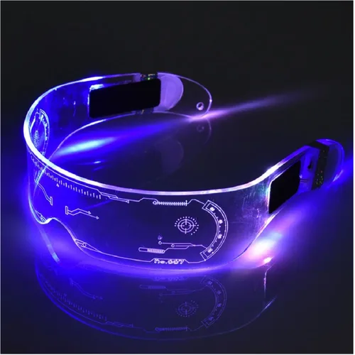 Vista 2 de Gafas led MultiColores para fiestas