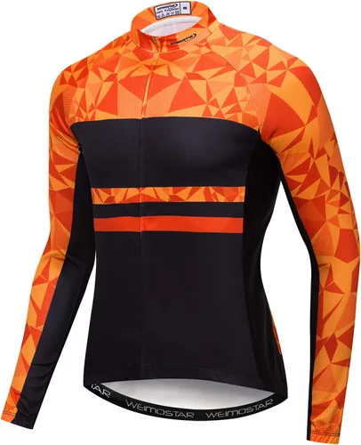 Vista 46 de Weimostar Hombre Ciclismo Jersey Manga Corta Bicicleta Ropa Multicolor Diamante