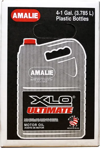 Vista 6 de Amalie Super XLO Ultimate 5W-40 Aceite para motor completamente sintético con molibdeno resistente (160-60197-36) 1 galón, paquete de 4 Fabricado
